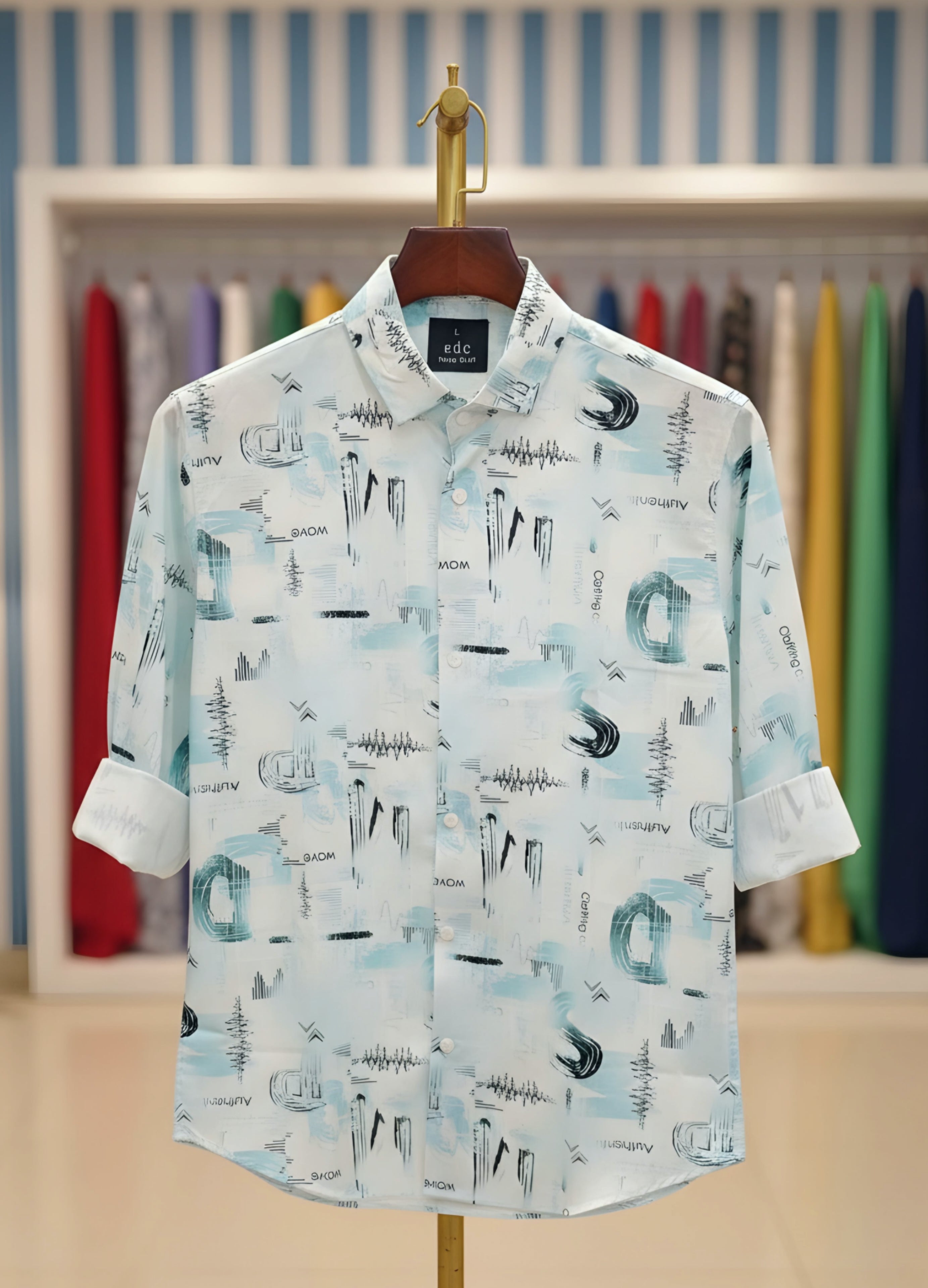 New magnet Febric  man's Shirt