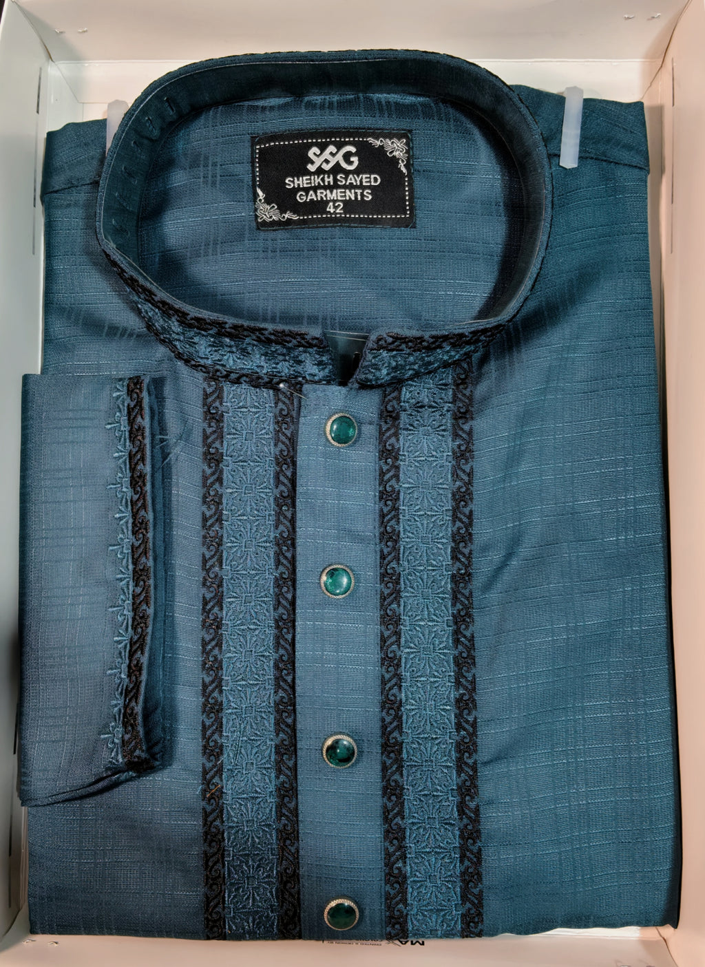 💚 Deep Teal Premium Punjabi